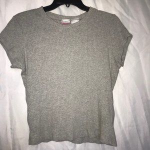 No boundaries cute grey top